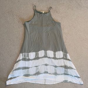 Tie Dye Asymmetrical Dress
